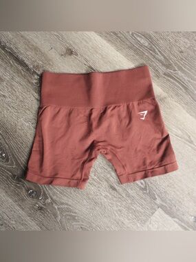 Gymshark Rust Red EVERYDAY SEAMLESS SHORTS